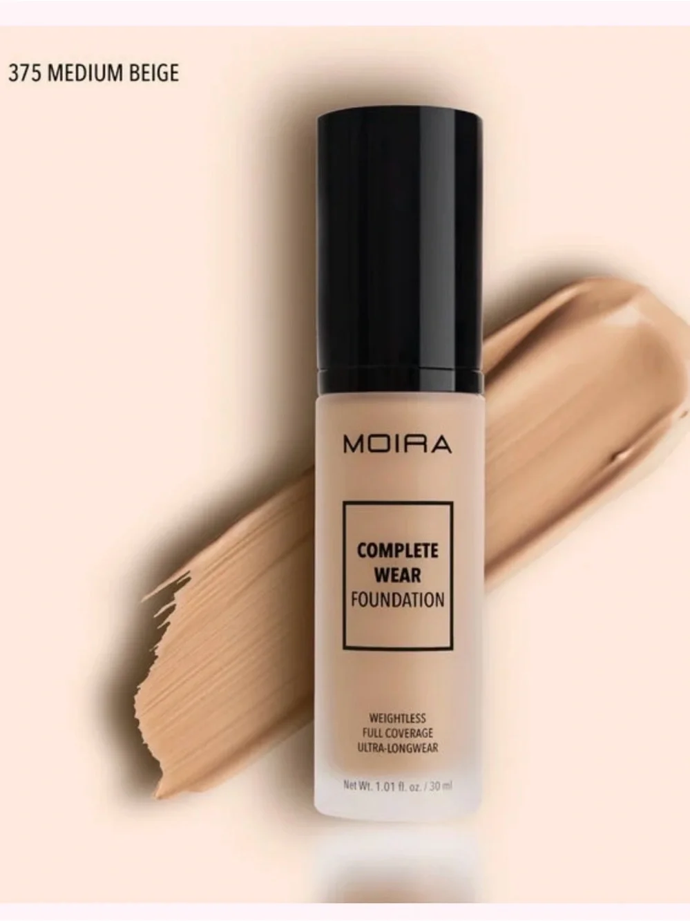 Moira Complete Wear Foundation — Medium Beige (375)
